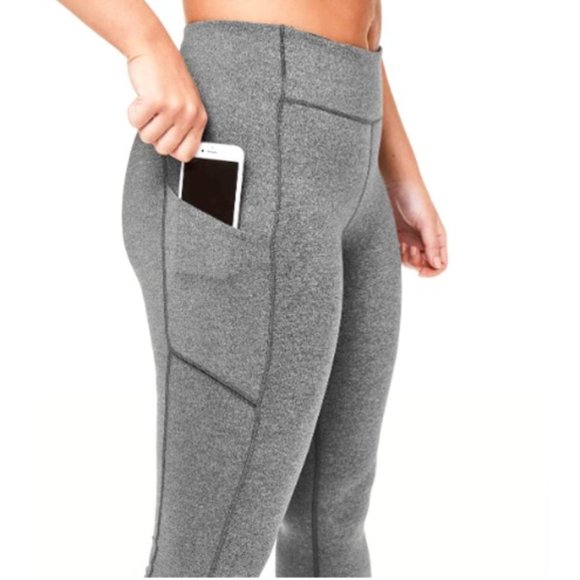 lululemon athletica Pants - Lululemon Speed Up Crop *21" Heathered Black